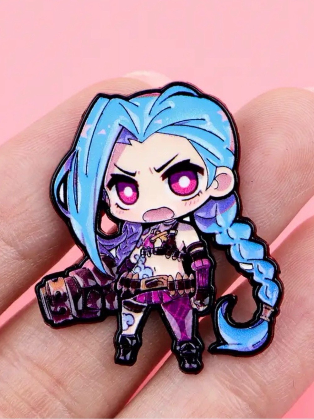 Anime Arcane League of Legends Jinx Collectible Pin NEW Manga Games Toys Jewelry